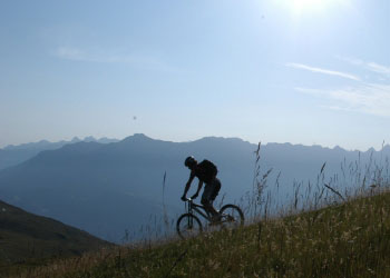 sommer mountainbike appartement in fiss